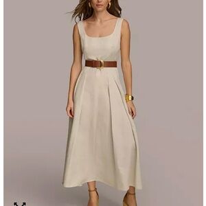 Donna Karan Fit and Flare Dress